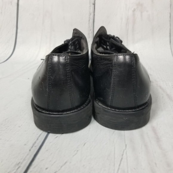 BOSTONIAN black lace up oxford dress shoes mens 10 - Picture 6 of 8